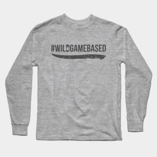 Wild Game Based Logo - Black Long Sleeve T-Shirt
